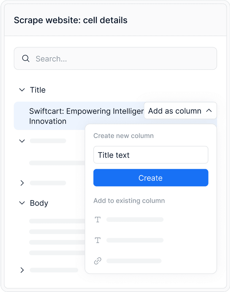 URL content scraper