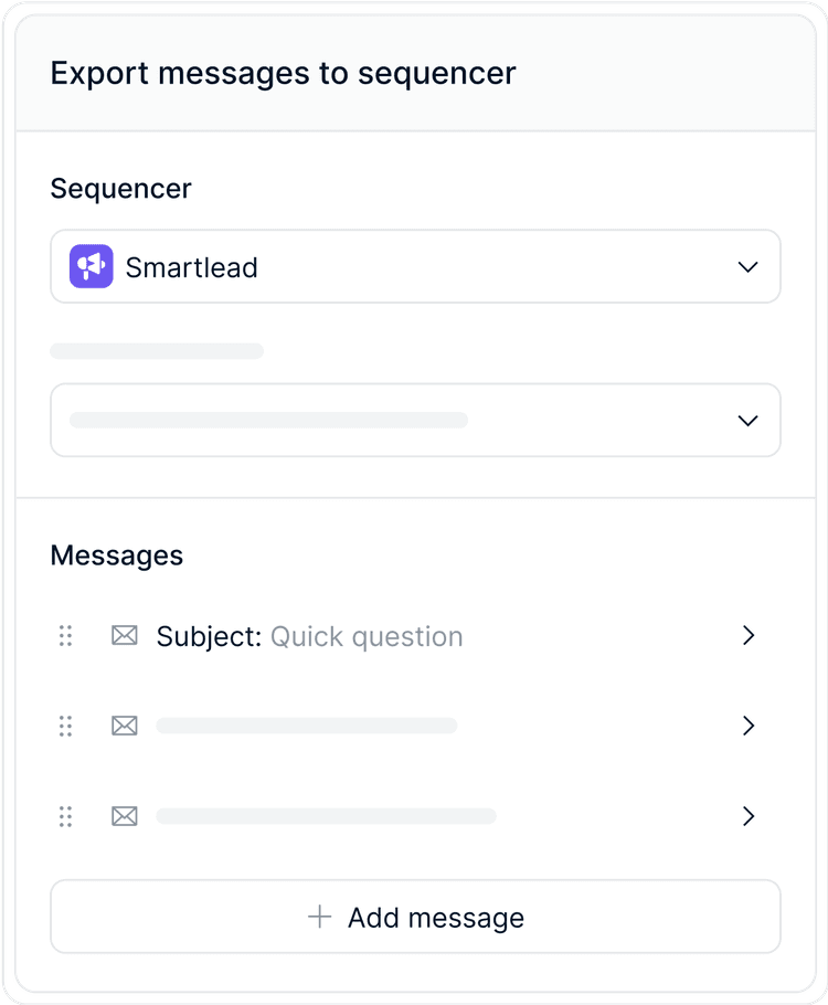 Export data to any source